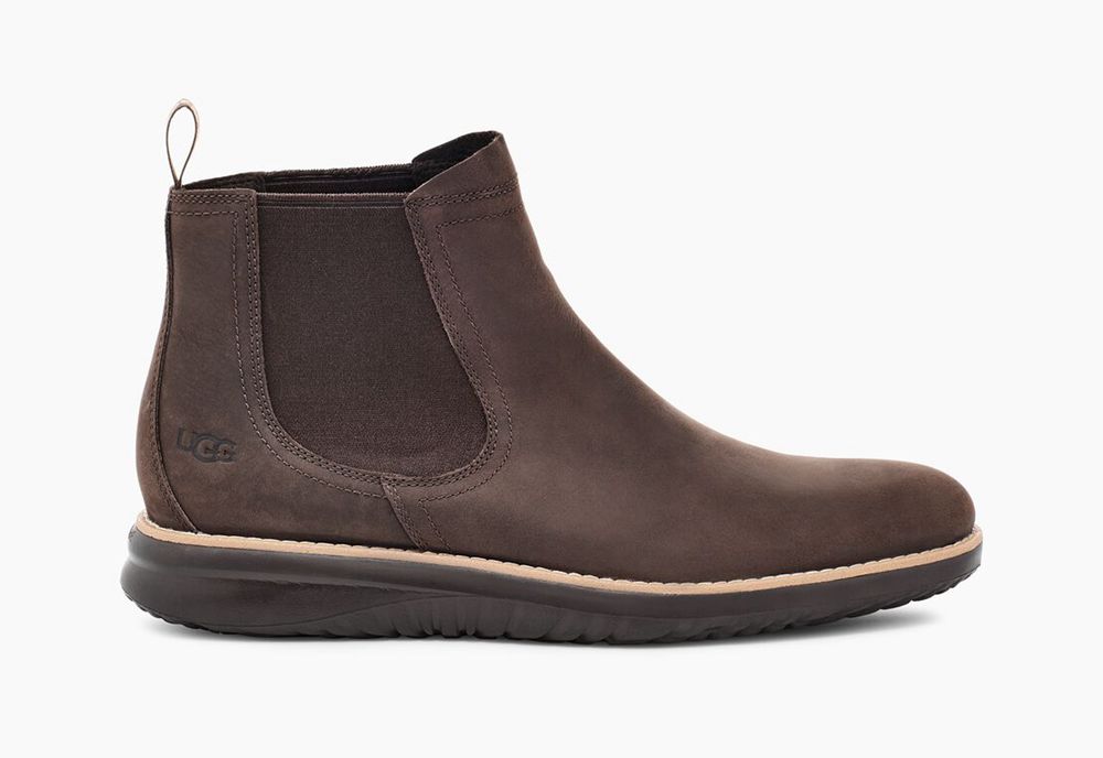 Ugg Chelsea Boot Mens - Ugg Union Weather Brown - 034PZJXFA